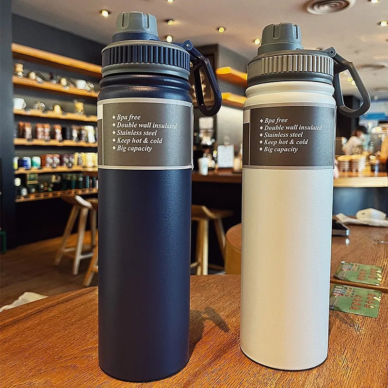 Thermosfles met kleurrijke print – Valt op in je tas