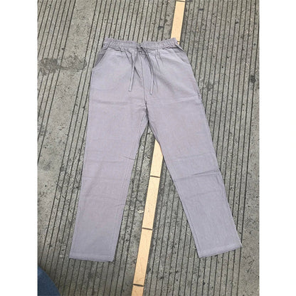 Linnen broek man in navy – Diepe kleur en stijl