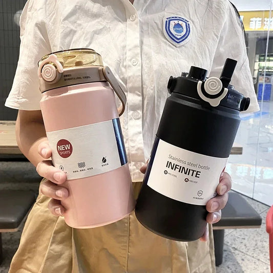 Thermosfles met sportdop – Ideaal voor fitness