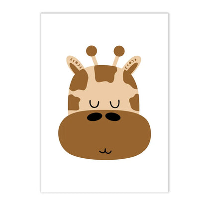 Kinderposter met vrolijke kleuren