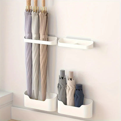 Ronde paraplubak met open design