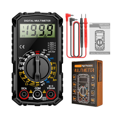 Multimeter met duidelijke schaalverdeling