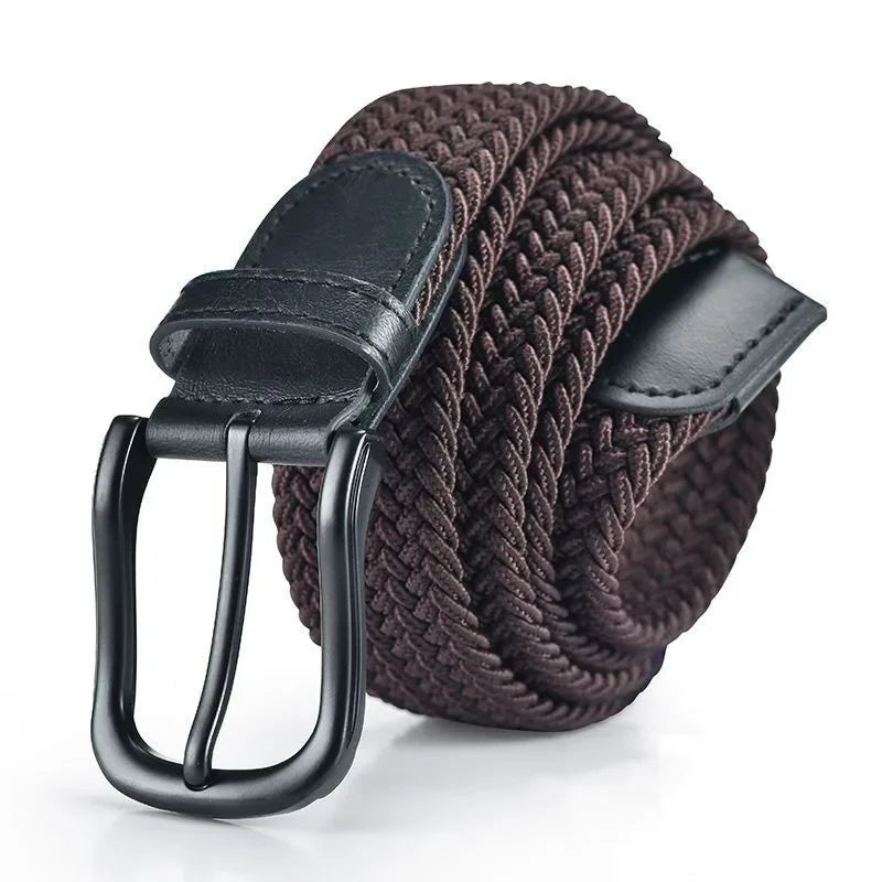 Riem heren in camel kleur met retro afwerking