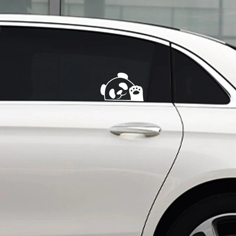 Auto stickers - Schattige Panda Set voor Unieke Autodecoratie