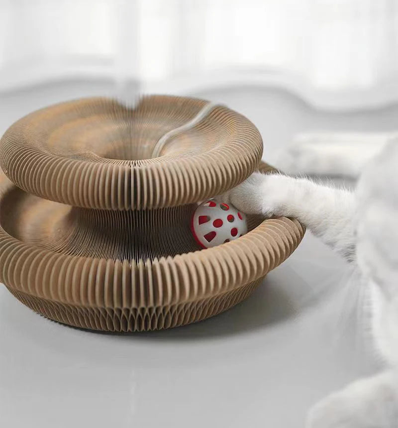 Kattenkrabmeubel met hout en sisal – Duurzaam en stijlvol