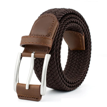 Herenriemen met decoratieve stiksels