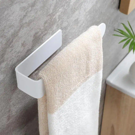 Handdoek rek met decoratief frame – Functioneel en mooi