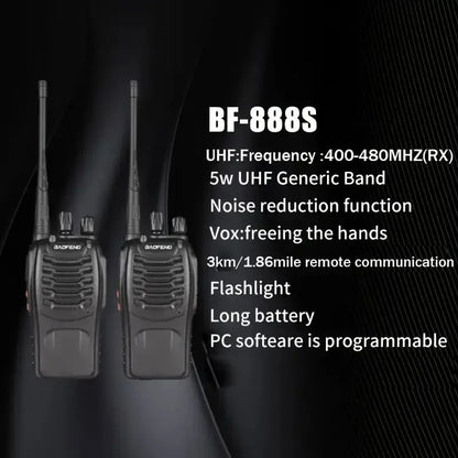 Walkie talkies met lange standbytijd