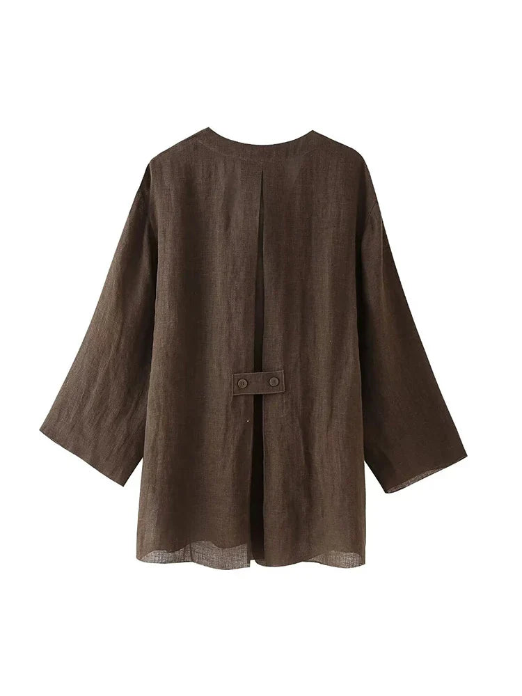 Zara-stijl broekpak dames pastel – Modern en licht