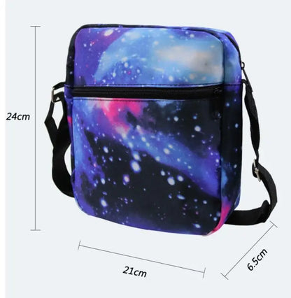 Zebra schooltas met regenboog – Voor kleurrijke dagen