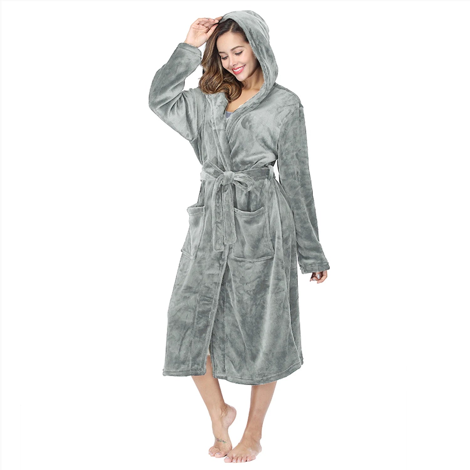 Hunkemöller ochtendjas met kanten afwerking – Elegantie in de ochtend