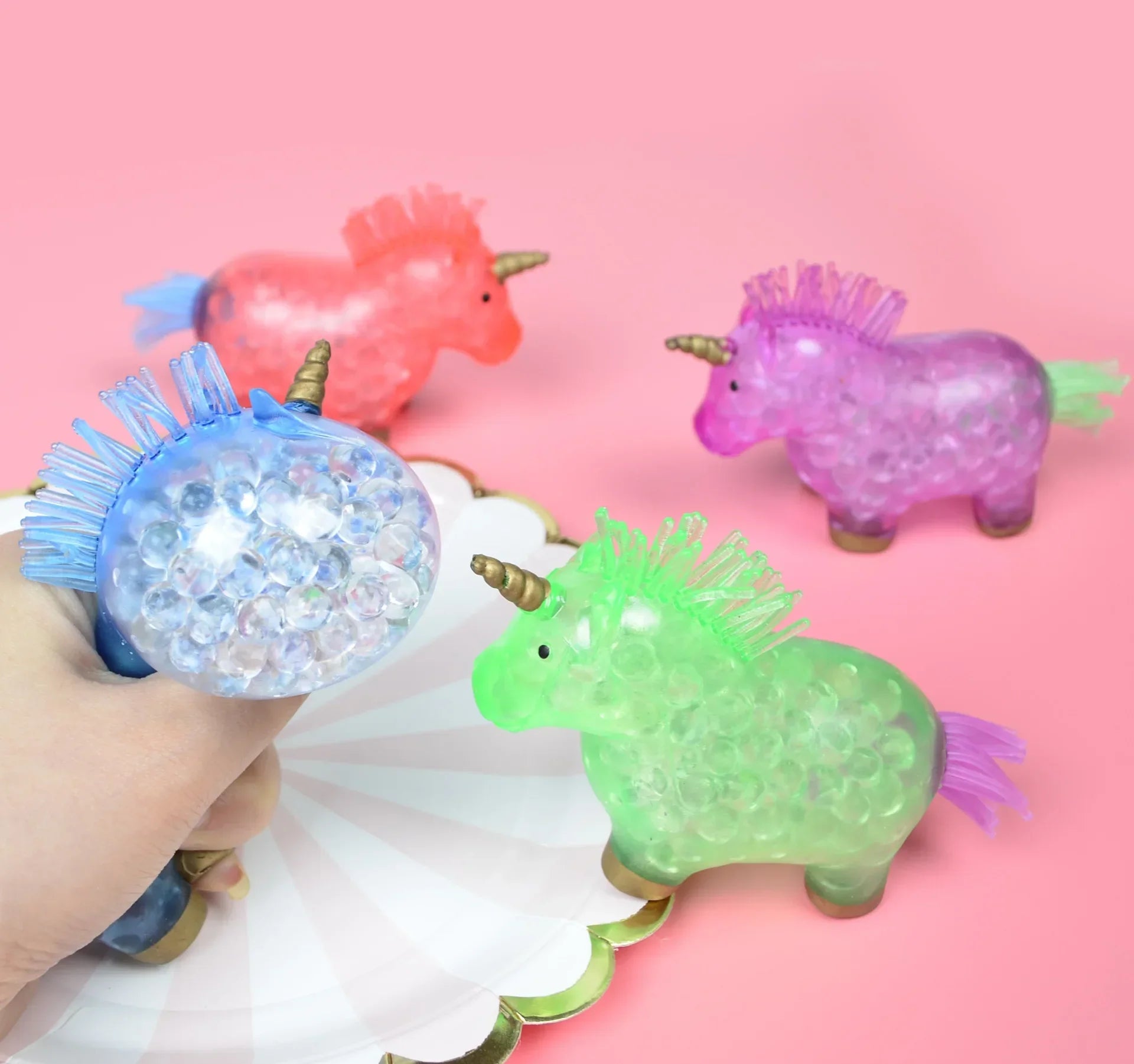 Action stressbal met grappig gezichtje