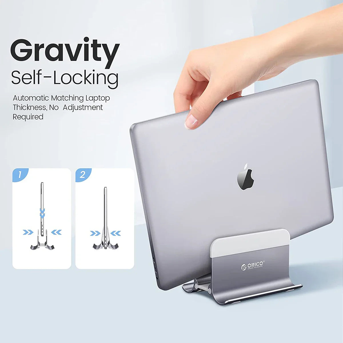 Aluminium laptopstandaard met koelfunctie