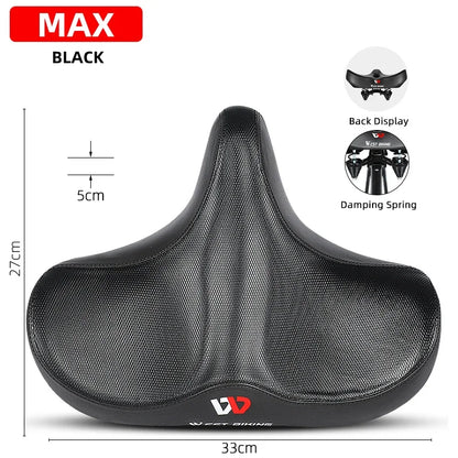 Fietszadel met antislip PU-oppervlak