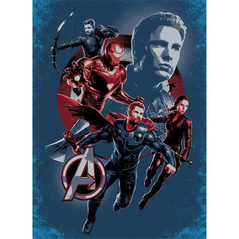 Poster met lijntekening van gezicht