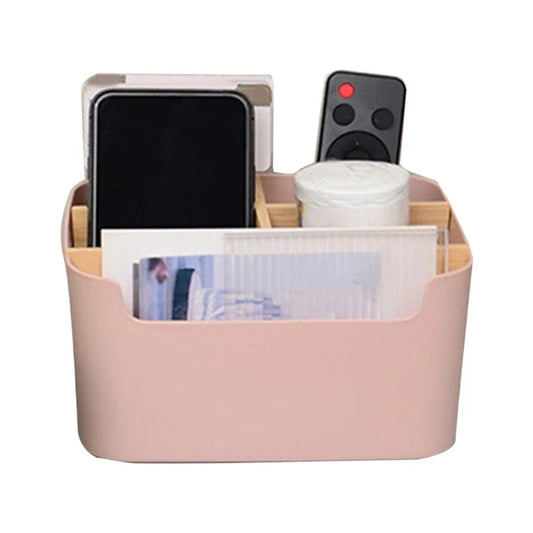 Gelaagde desk organizer met veel opbergmogelijkheden