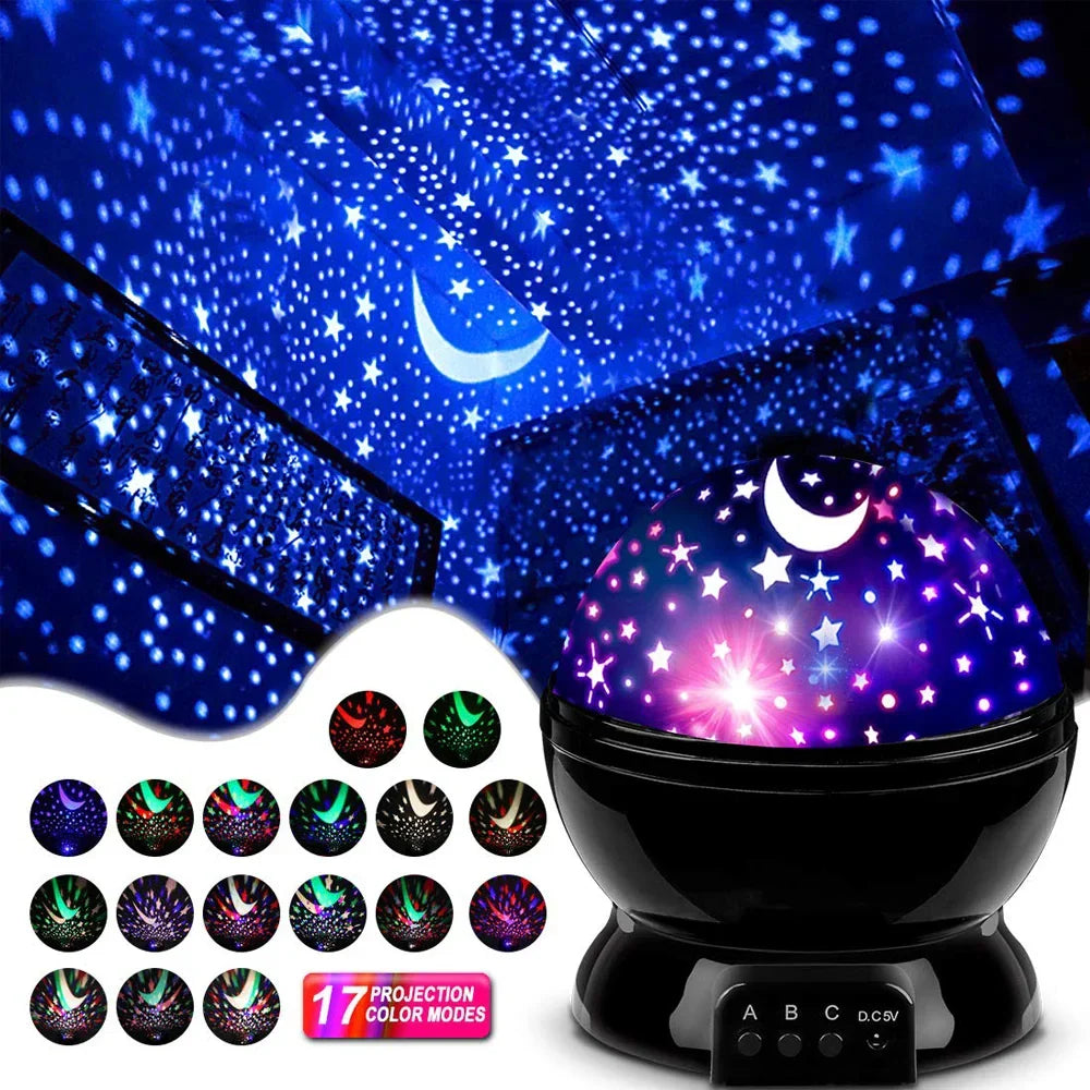 Mobiele projector lamp voor sterrenhemel