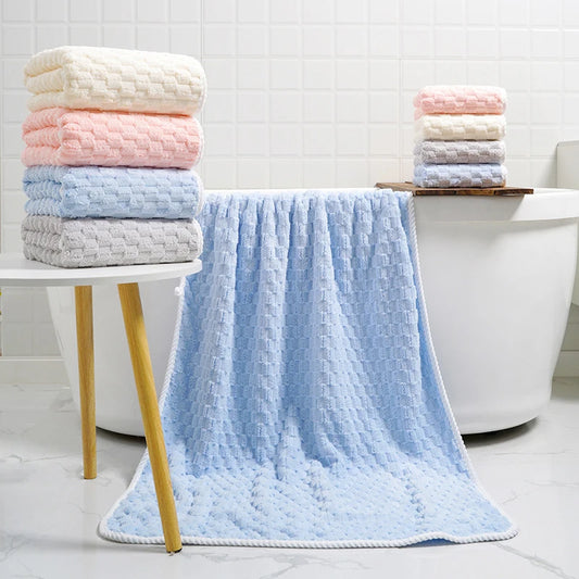 Blokker katoenen handdoeken – Klassiek en comfortabel