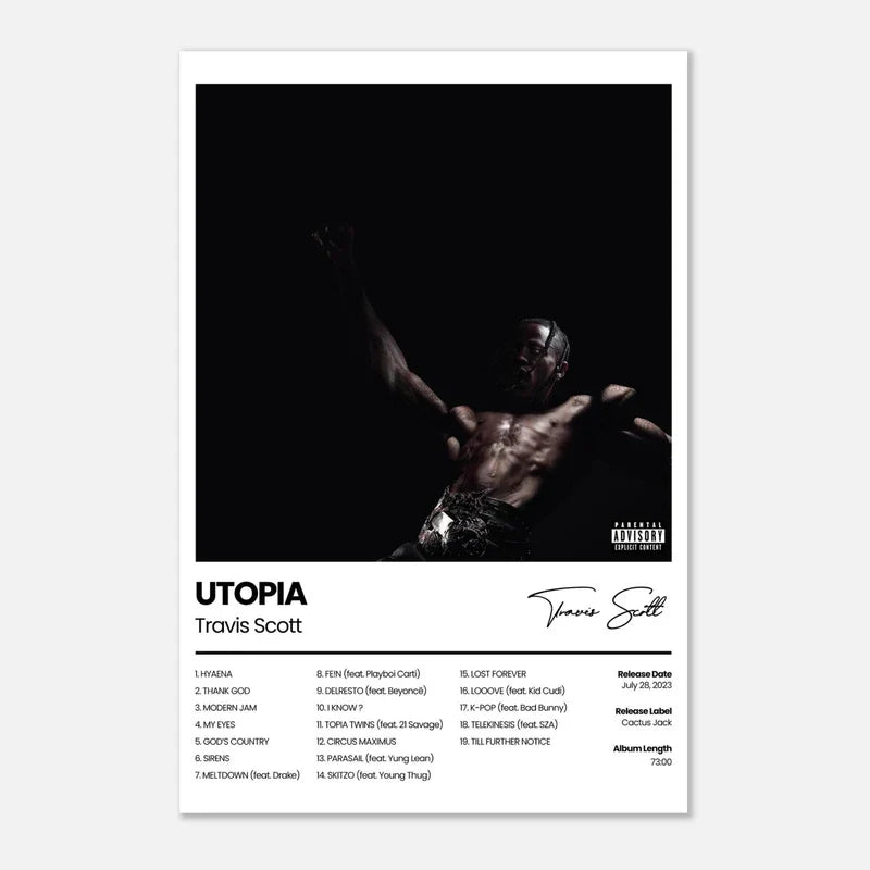 Posterstore design geïnspireerd op mode