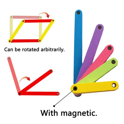 Bouw en leer met magnetisch speelgoed – Educatief concept