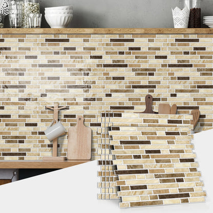Gouden accenten in mozaiek tegels – Luxe afwerking