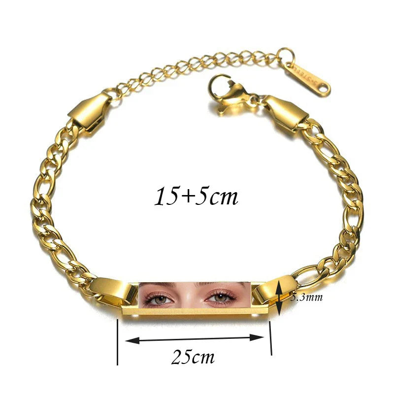 Armband met naam en geboortedatum