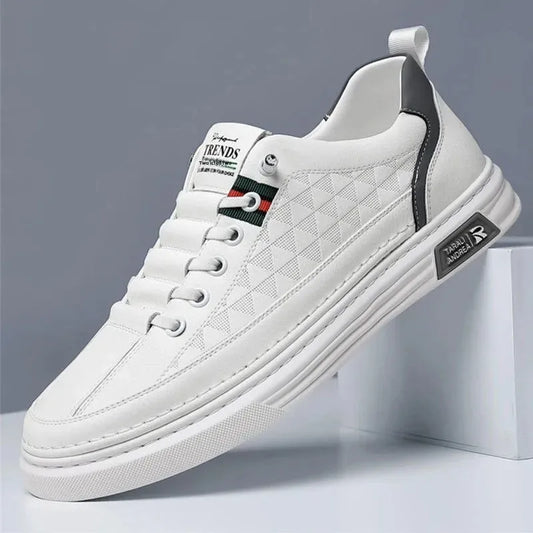 Heren sneakers met ademende mesh structuur