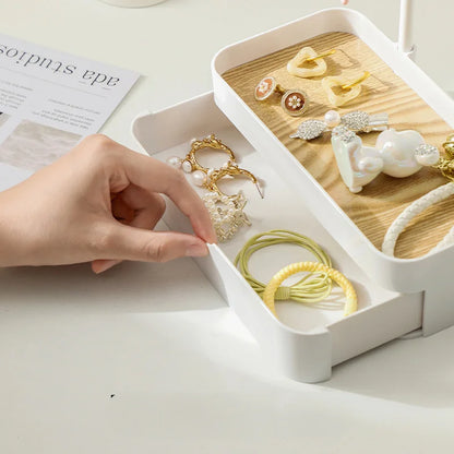 Sieraden organizer met spiegeldeksel – Slim en stijlvol