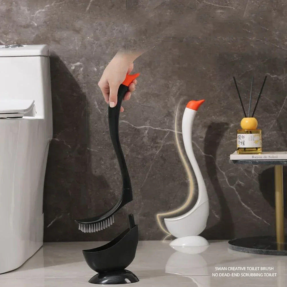 WC borstel in rotan houder – Natuurlijk en decoratief