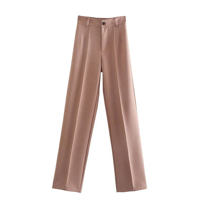 Zara linnen broeken met moderne snit – Trendy en comfortabel