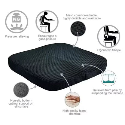 Compact medisch zitkussen met memory foam