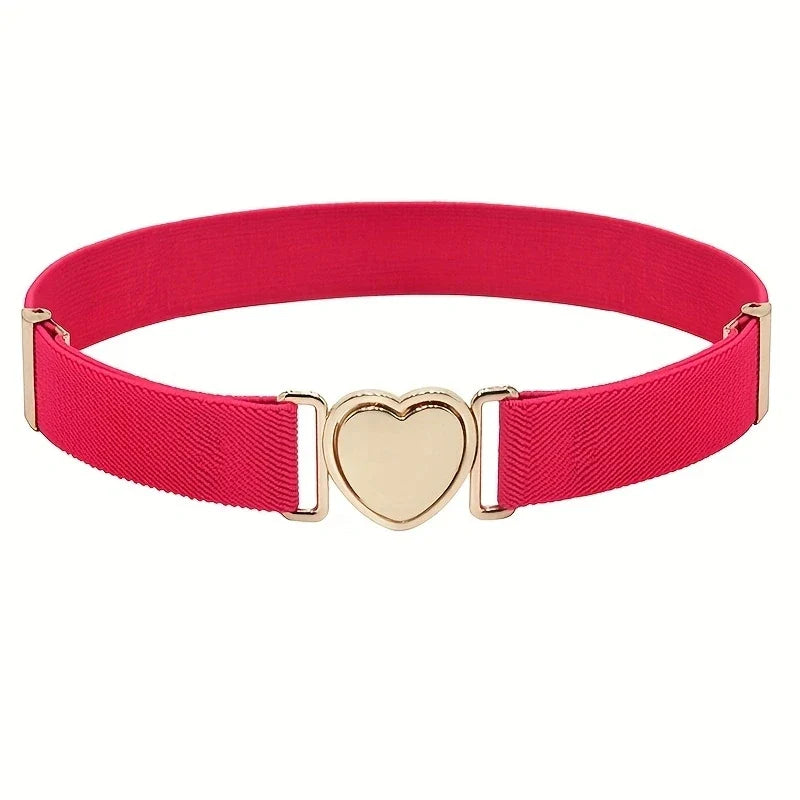Zwarte riem met lak en brede gesp