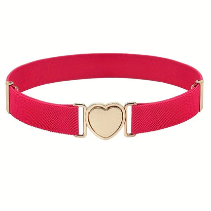 Zwarte riem met lak en brede gesp