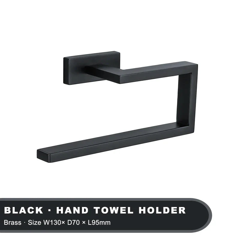 Zwart handdoekrek modern design – Stijlvol in elke badkamer