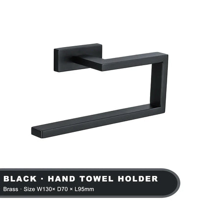 Zwart handdoekrek modern design – Stijlvol in elke badkamer