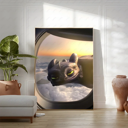Dierenposter met realistische details