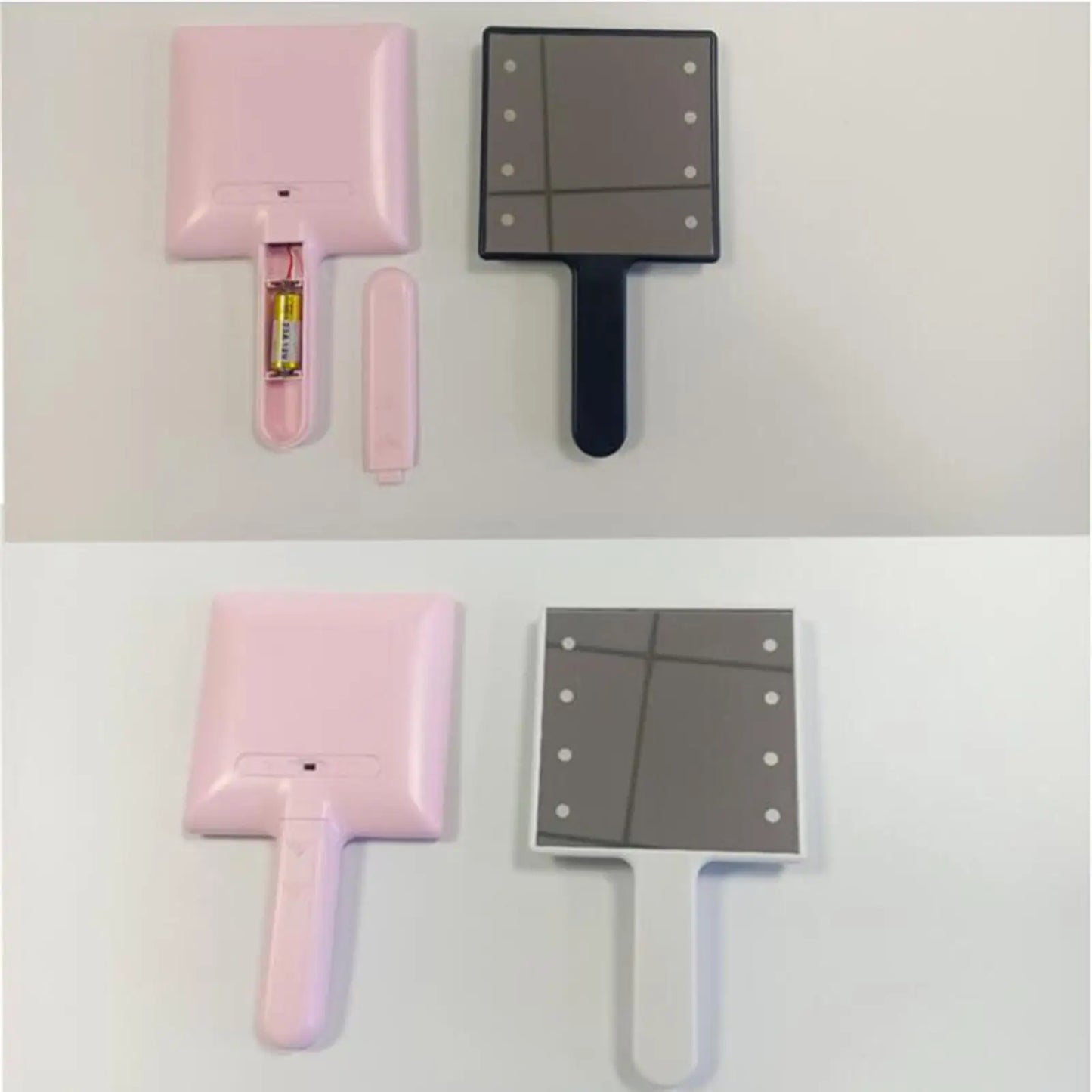 Compacte make-up spiegel met verlichting – Handig voor onderweg