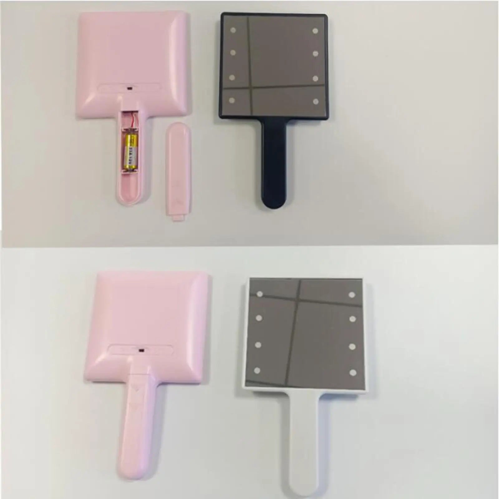 Compacte make-up spiegel met verlichting – Handig voor onderweg