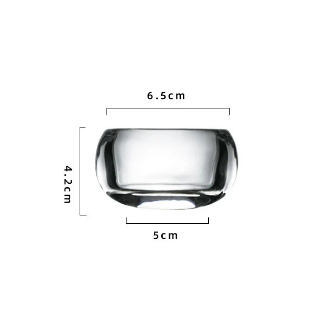 Theeglas met siliconen infuser voor gemak