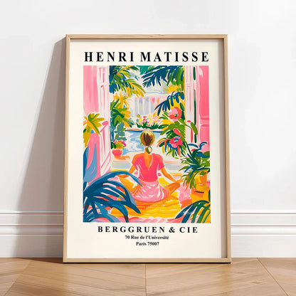 Set posters in botanische stijl