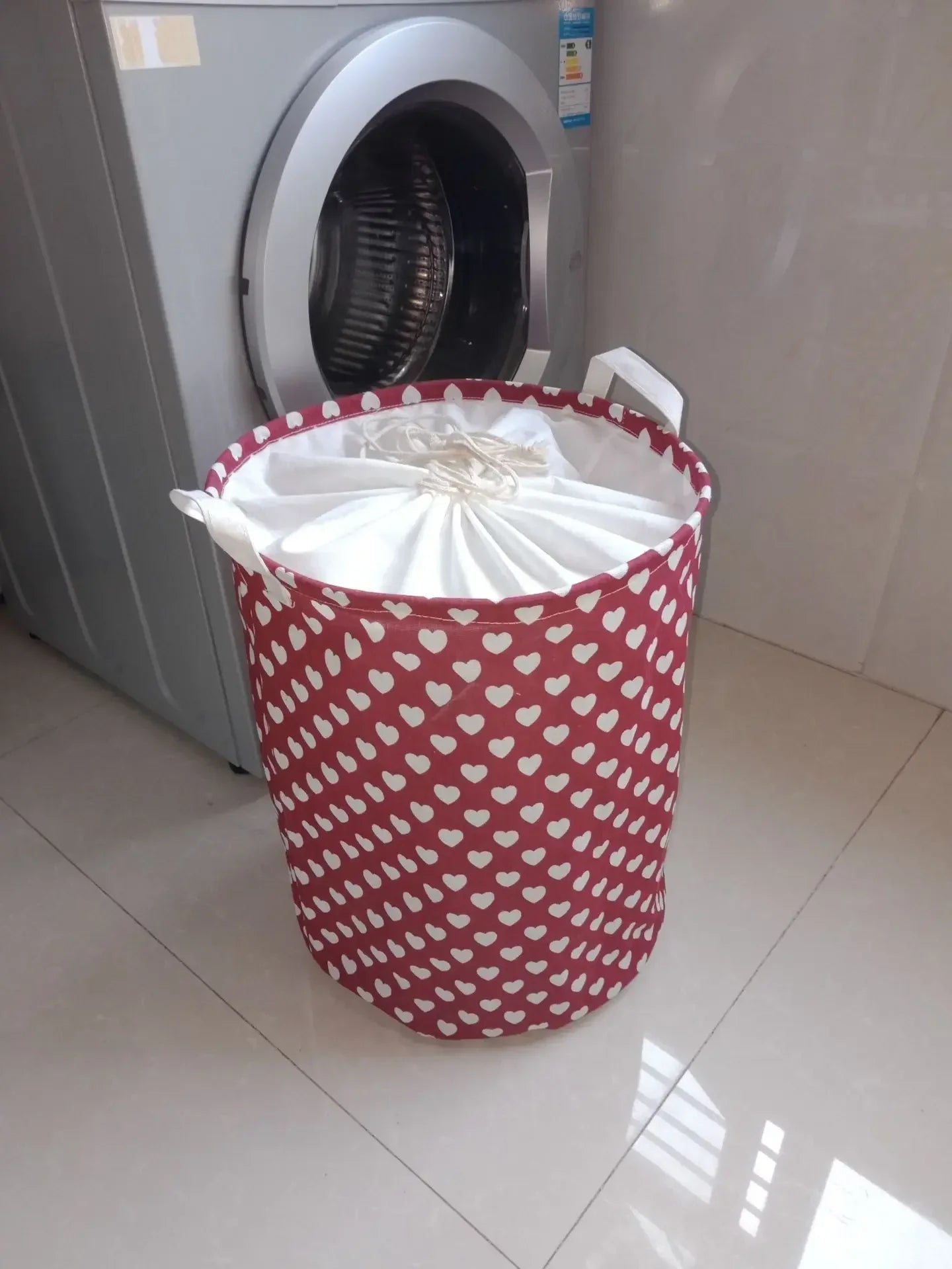 Kwantum trendy wasmand met grafische print