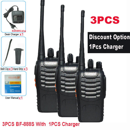 Walkie talkies met kristalhelder geluid