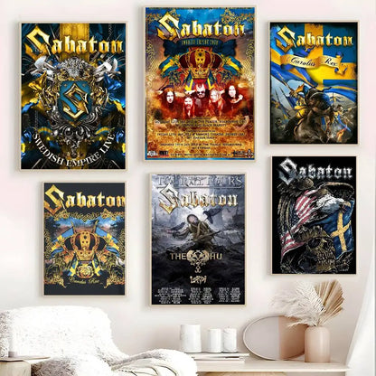 Poster in zachte pastelkleuren