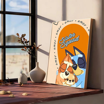 Posters met gouden accenten voor luxe sfeer