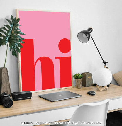Kunstposter met klassiek werk