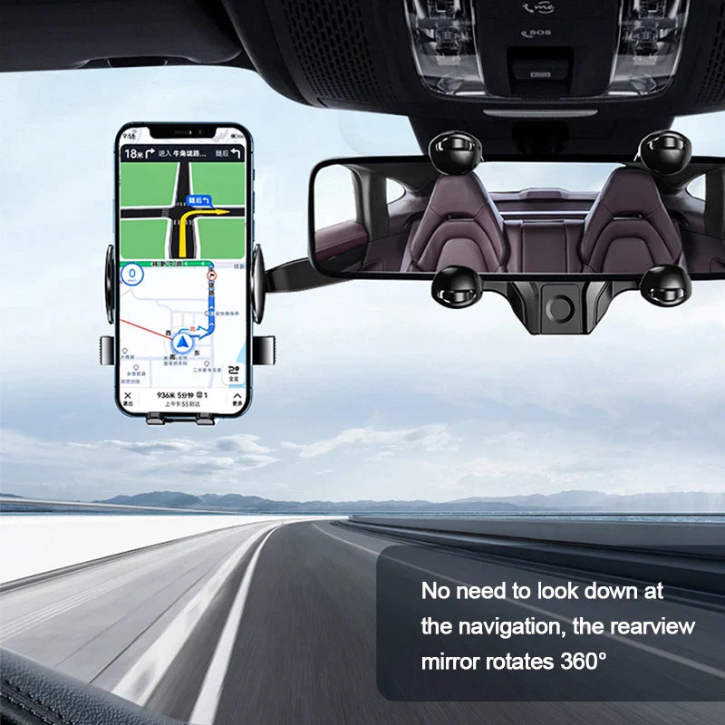 Auto telefoonhouder met opklapbare standaard – Ook buiten de auto te gebruiken
