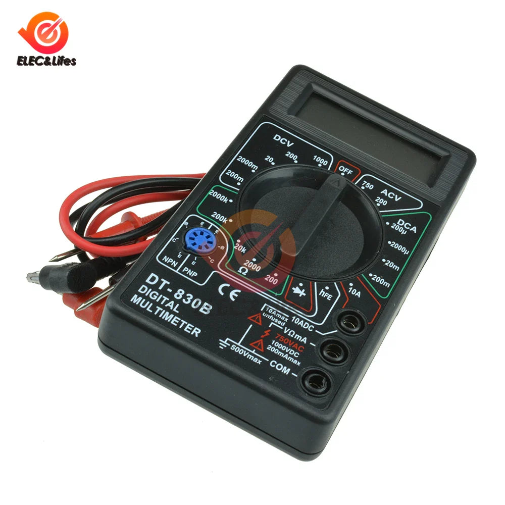 Multimeter met felle achtergrondverlichting