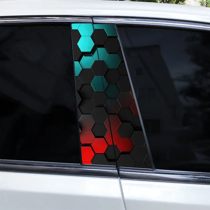 Auto stickers - Hexagonaal design voor een unieke uitstraling