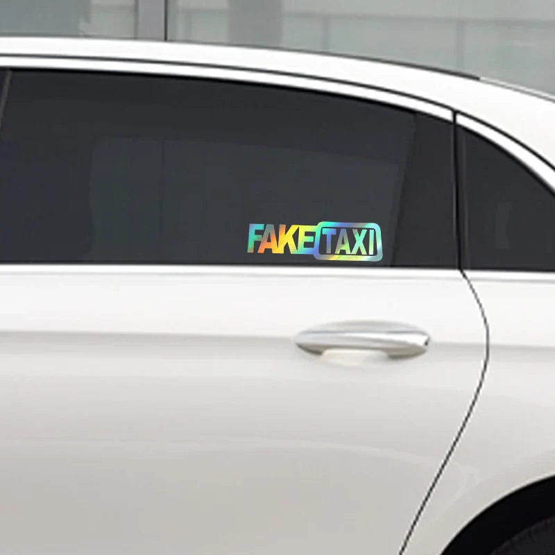 Auto stickers - Opvallende Fake Taxi ontwerpen voor humor en aandacht