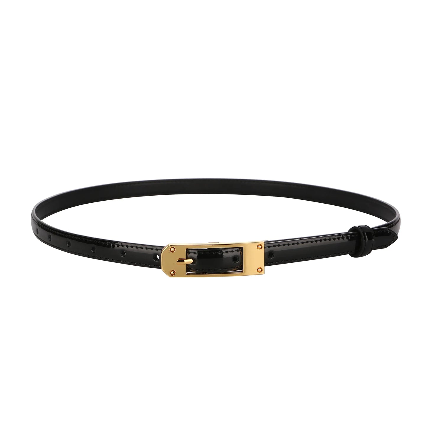 Riem dames met fluweel en goudaccenten